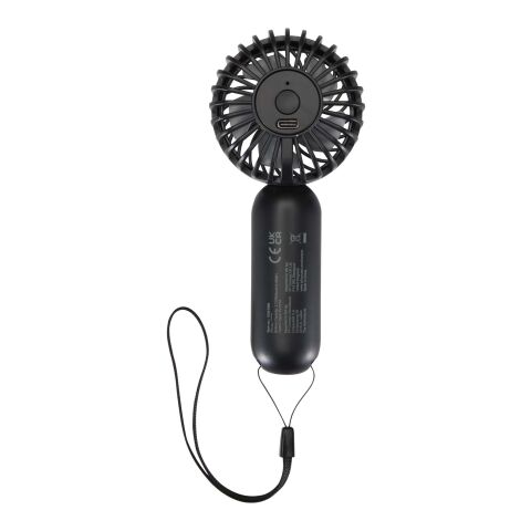 Ventilateur portable en plastique recyclé Aervia Standard | Noir | sans marquage | non disponible | non disponible