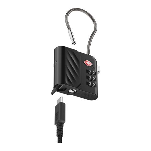 Cadenas à combinaison Xtorm Lock Tag TSA avec traceur de localisation Noir