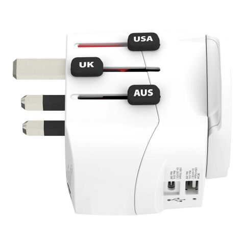 Adaptateur universel SKROSS® PRO Light USB AC30PD blanc