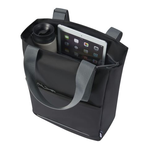 Sac shopping Aqua de 14 L pour ordinateur portable 14&quot; recyclé certifié GRS résistant à l&#039;eau Standard | noir | sans marquage | non disponible | non disponible | non disponible