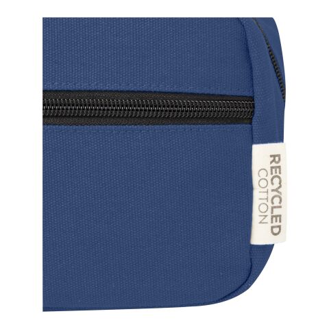 Trousse de toilette Joey de 3,5 L en toile recyclée certifiée GRS Standard | Deep blue | sans marquage | non disponible | non disponible | non disponible
