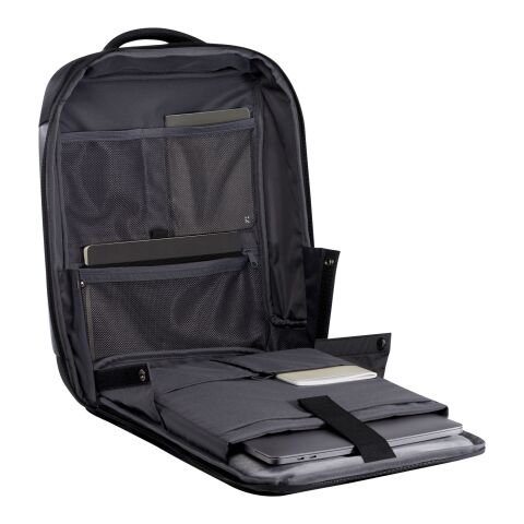 Sac à dos compact pour ordinateur portable Expedition Pro de 12 L recyclé certifié GRS de 15,6&quot; Standard | noir | sans marquage | non disponible | non disponible | non disponible