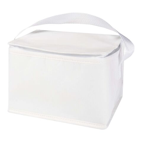 Sac isotherme Spectrum non tissé recyclé GRS de 4L pour 6&nbsp;canettes Standard | Blanc | sans marquage | non disponible | non disponible