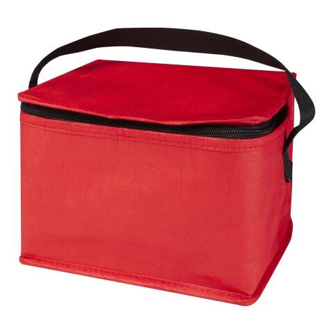 Sac isotherme Spectrum non tissé recyclé GRS de 4L pour 6&nbsp;canettes Standard | Rouge | sans marquage | non disponible | non disponible