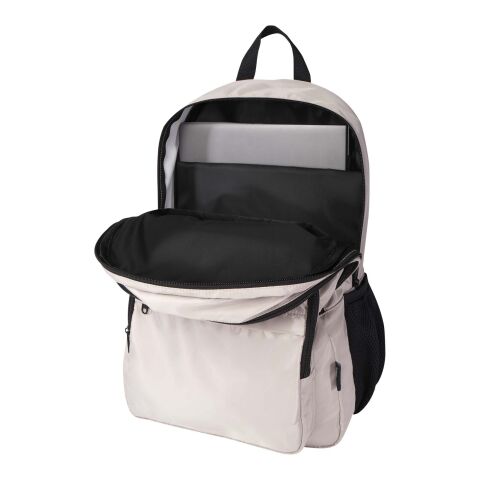 Sac à dos pour ordinateur portable 15&#039;&#039; Trend Plus recyclé certifié GRS de 20L Standard | Oatmeal | sans marquage | non disponible | non disponible | non disponible