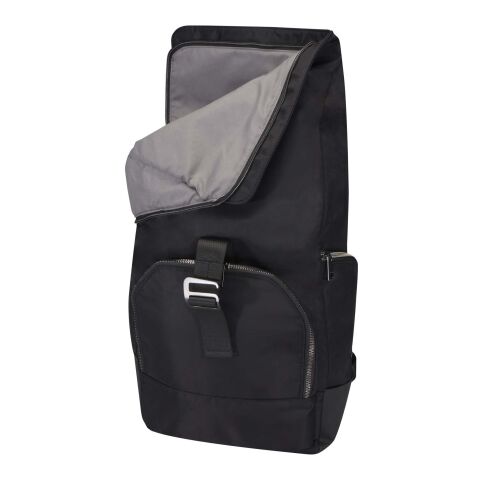 Sac à dos rolltop Rhine recyclé GRS 15&quot; de 18L Standard | noir | sans marquage | non disponible | non disponible | non disponible