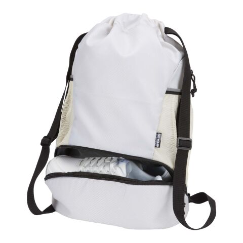 Sac de sport Nomad à cordon en matériaux recyclés certifiés GRS avec compartiment inférieur de 18 L Standard | Sandstone | sans marquage | non disponible | non disponible | non disponible