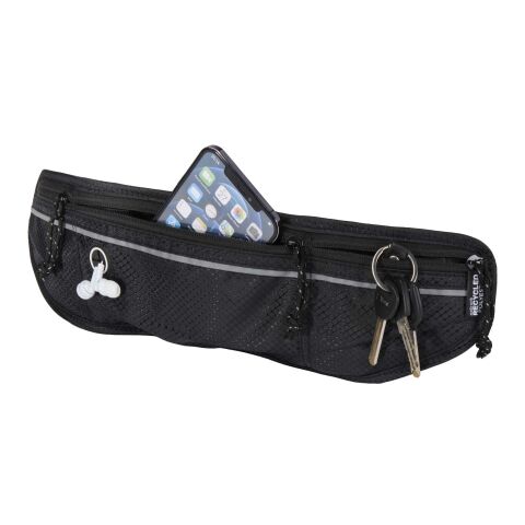 Ceinture de course Nomad en matériaux recyclés certifiés GRS Noir