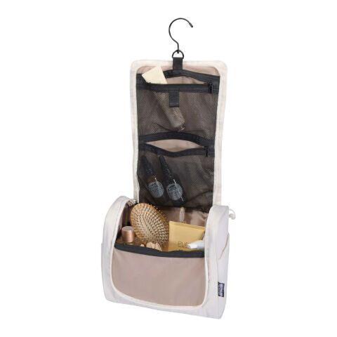 Trousse de toilette à suspendre Puffer recyclée et certifiée GRS de 8&nbsp;L Standard | Sandstone | sans marquage | non disponible | non disponible | non disponible