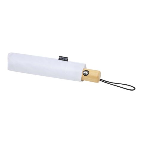 Parapluie pliable Renee de 58 cm à ouverture et fermeture automatiques blanc
