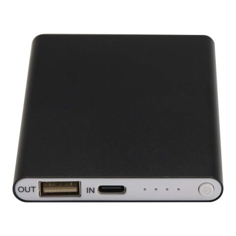 Batterie de secours en aluminium de 4000&nbsp;mAh Pep Standard | Noir | sans marquage | non disponible | non disponible