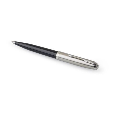 Stylo bille Parker 51 en acier inoxydable noir | sans marquage | non disponible | non disponible