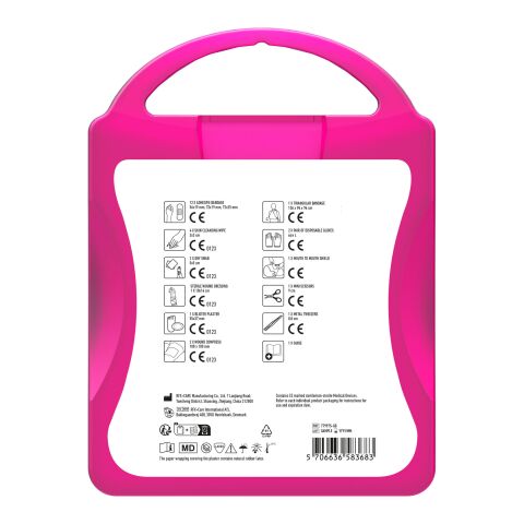 MyKit Medium Premiers Secours PREMIUM Magenta transparent | sans marquage | non disponible | non disponible