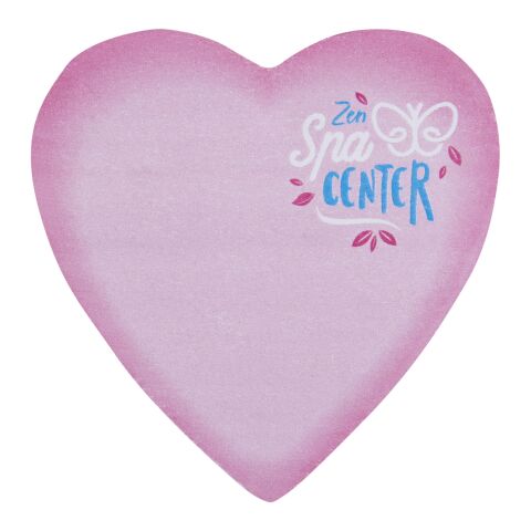 Post-its recyclés Sticky-Mate® en forme de cœur blanc | sans marquage | non disponible | non disponible