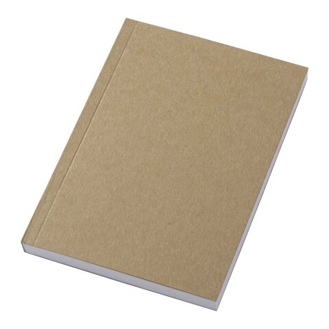 Carnet A6 à couverture souple recyclée en kraft Novella Austen avec 100 feuilles Naturel | sans marquage | non disponible | non disponible