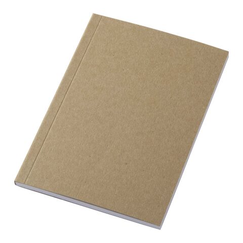 Carnet A6 à couverture souple recyclée en kraft Novella Austen avec 50 feuilles Naturel | sans marquage | non disponible | non disponible