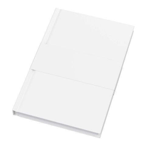 Carnet A5 à couverture rigide mate Novella Brontë avec 100&nbsp;feuilles Blanc | sans marquage | non disponible | non disponible