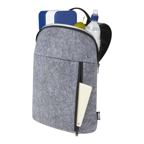 Sac à dos isotherme Felta GRS en feutrine recyclée de 7 L Standard | Gris moyen | sans marquage | non disponible | non disponible | non disponible