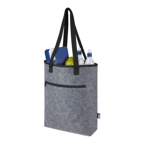 Sac shopping isotherme Felta GRS en feutrine recyclée de 12 L Standard | Gris | sans marquage | non disponible | non disponible | non disponible