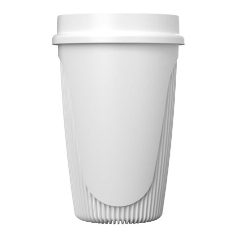Gobelet Alto POP de 350&nbsp;ml avec couvercle 360° Blanc | sans marquage | non disponible | non disponible