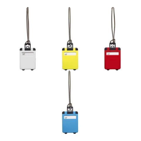 Porte-étiquette de valise blanc | sans marquage | non disponible | non disponible