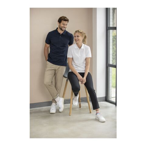 Polo Emerald recyclé unisexe à manches courtes Standard | Blanc | M | sans marquage | non disponible | non disponible | non disponible