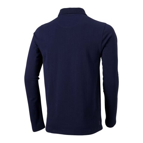 Polo manches longues homme Oakville Standard | Deep blue | L | sans marquage | non disponible | non disponible | non disponible