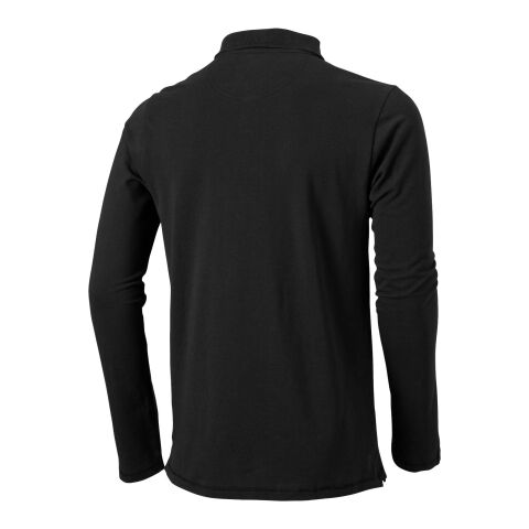 Polo manches longues homme Oakville Standard | noir | L | sans marquage | non disponible | non disponible | non disponible