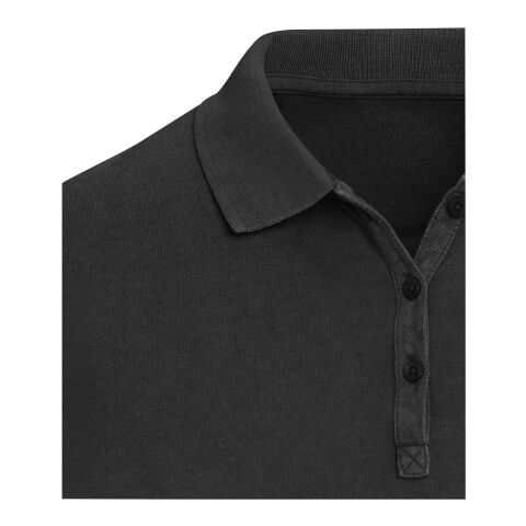 Polo délavé pour femme Calgary de 200&nbsp;g/m2 Standard | Noir | S | sans marquage | non disponible | non disponible | non disponible
