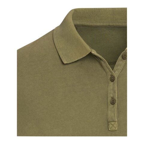 Polo délavé pour femme Calgary de 200&nbsp;g/m2 Standard | Forest Green2 | XS | sans marquage | non disponible | non disponible | non disponible
