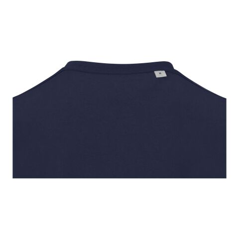 T-shirt unisexe en coton bio certifié OCS Balfour à manches courtes et col en V de 200&nbsp;g/m² Marine | L