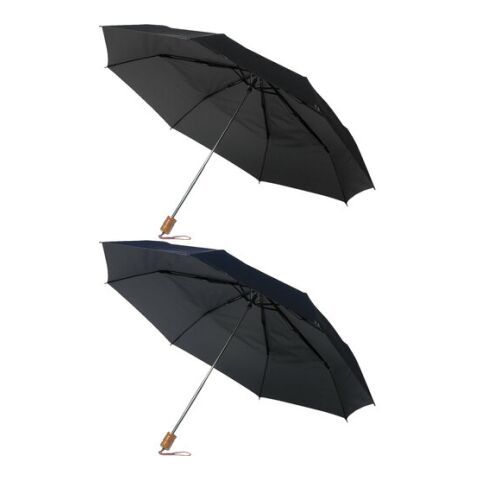 Parapluie pliable en polyester bleu | sans marquage | non disponible | non disponible