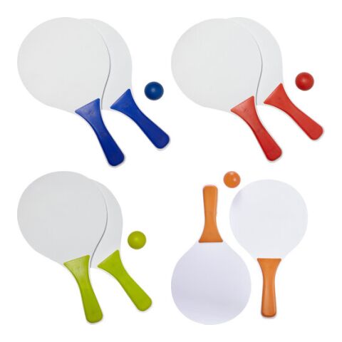 Set de 2 raquettes de plage rouge | sans marquage | non disponible | non disponible
