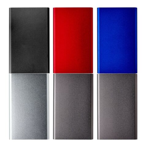 Power bank en aluminium. argent | sans marquage | non disponible | non disponible