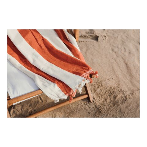 VINGA Drap de bain Valmer rouge-blanc | sans marquage | non disponible | non disponible | non disponible