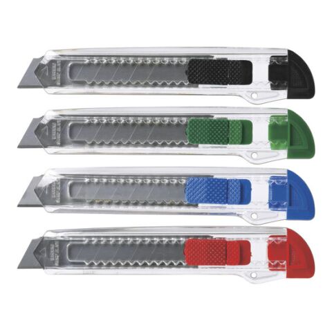 Cutter en plastique translucide noir | sans marquage | non disponible | non disponible