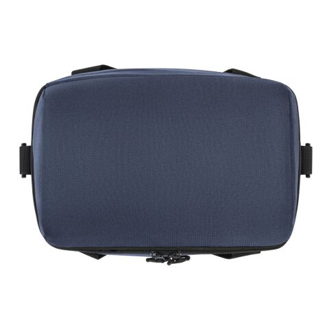 ROMA M. Sac thermique rembourré en polyester recyclé 600D ripstop 11 L Bleu | sans marquage