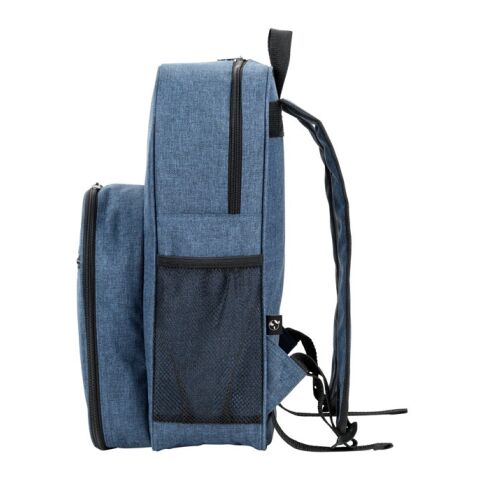 WHITSUNDAY. Sac à dos glacière de pique-nique en polyester recyclé haute densité 600D Bleu | sans marquage