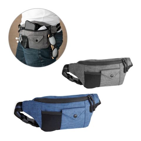 MUZEUL. Sac banane en 300D Bleu | sans marquage