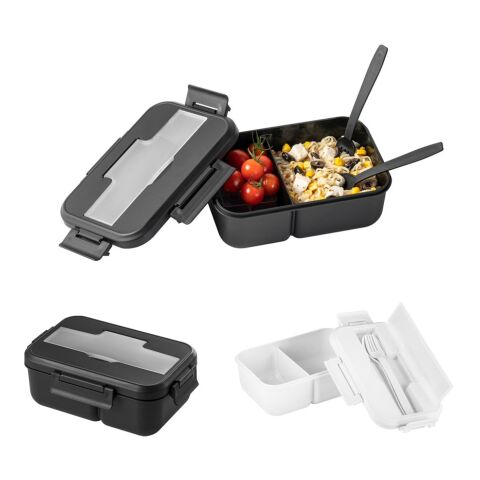 PYRUS. Lunch Box. Boite hermétique en PP 1000 mL Noir | sans marquage