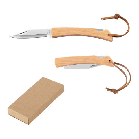 RANGER. Rasoir avec lame en acier inoxydable et manche en bambou Beige | sans marquage