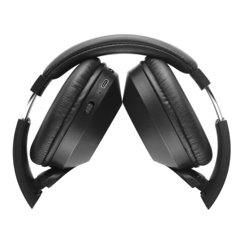 HENDRIX. Casque sans fil pliable avec 20h d&#039;autonomie en ABS recyclé (100 % rABS) Noir | sans marquage