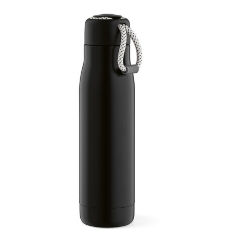 Bouteille / Gourde Lena Acier inoxydable recyclé 570 ml Noir | sans marquage