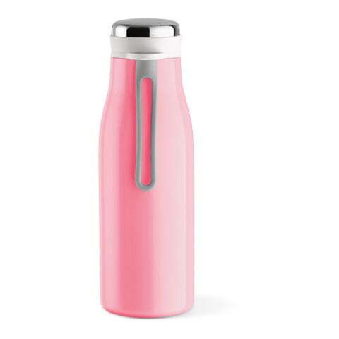 Bouteille / Gourde Arkansas 350 Acier inoxydable recyclé 400 ml Rose clair | sans marquage