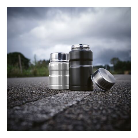 Thermos Dali Acier inoxydable recyclé 570 ml Noir | sans marquage