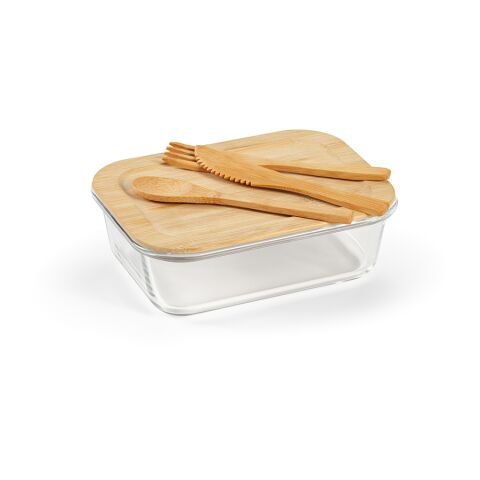 Lunch Box Van Gogh 1000 en verre borosilicate 1090 ml Transparent | sans marquage