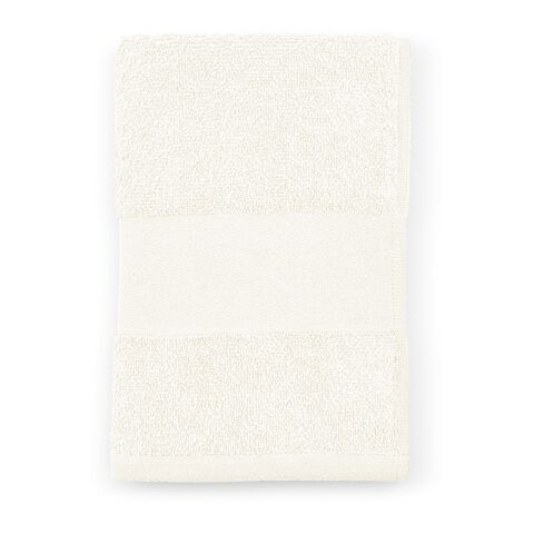 Serviette de bain Donatello L en coton recyclé 370 g/m² EU Blanc | sans marquage