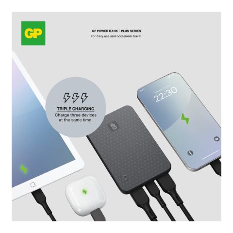 GP B+ Series Powerbank 5000 mAh Noir | sans marquage | non disponible | non disponible