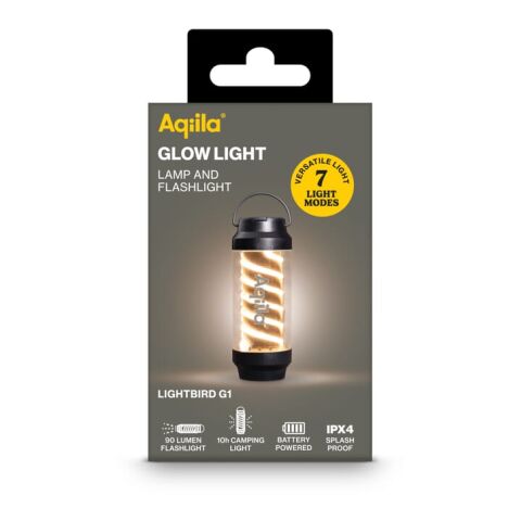 Lampe de camping et lampe de poche Aqiila Lightbird G1 Noir