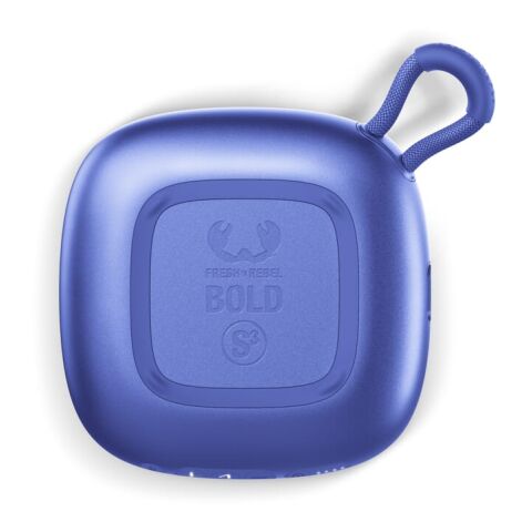 Enceinte Bluetooth étanche Fresh n Rebel Bold S3 Bleu / Blanc | Transfert numérique | top | 40 mm x 40 mm